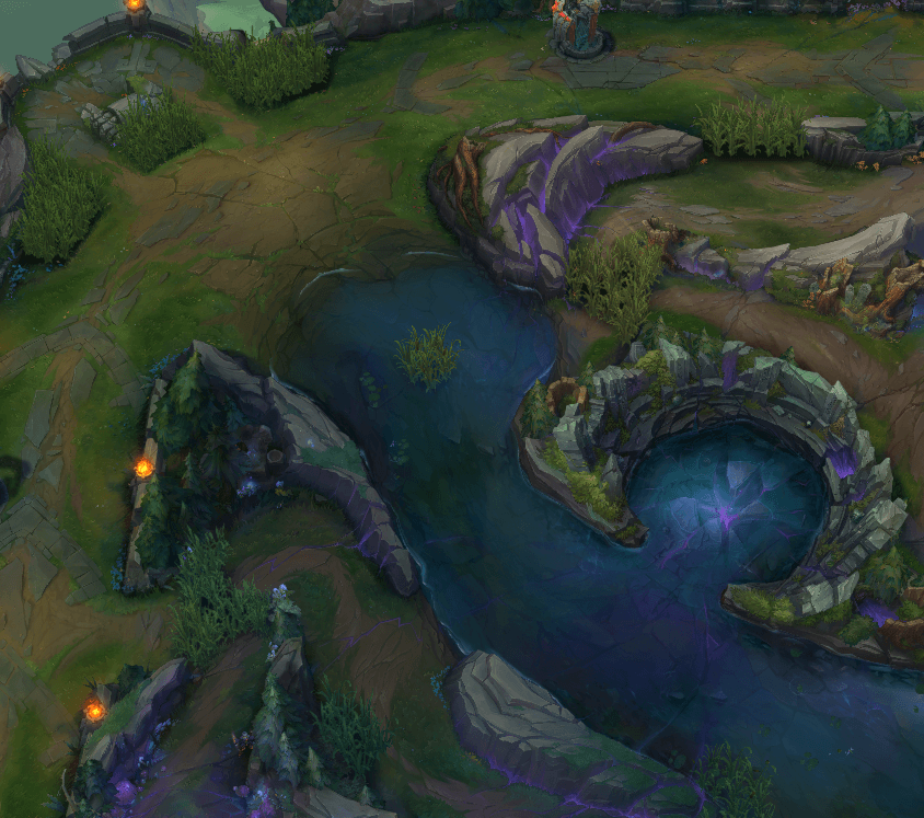 Top lane on Summoner's Rift